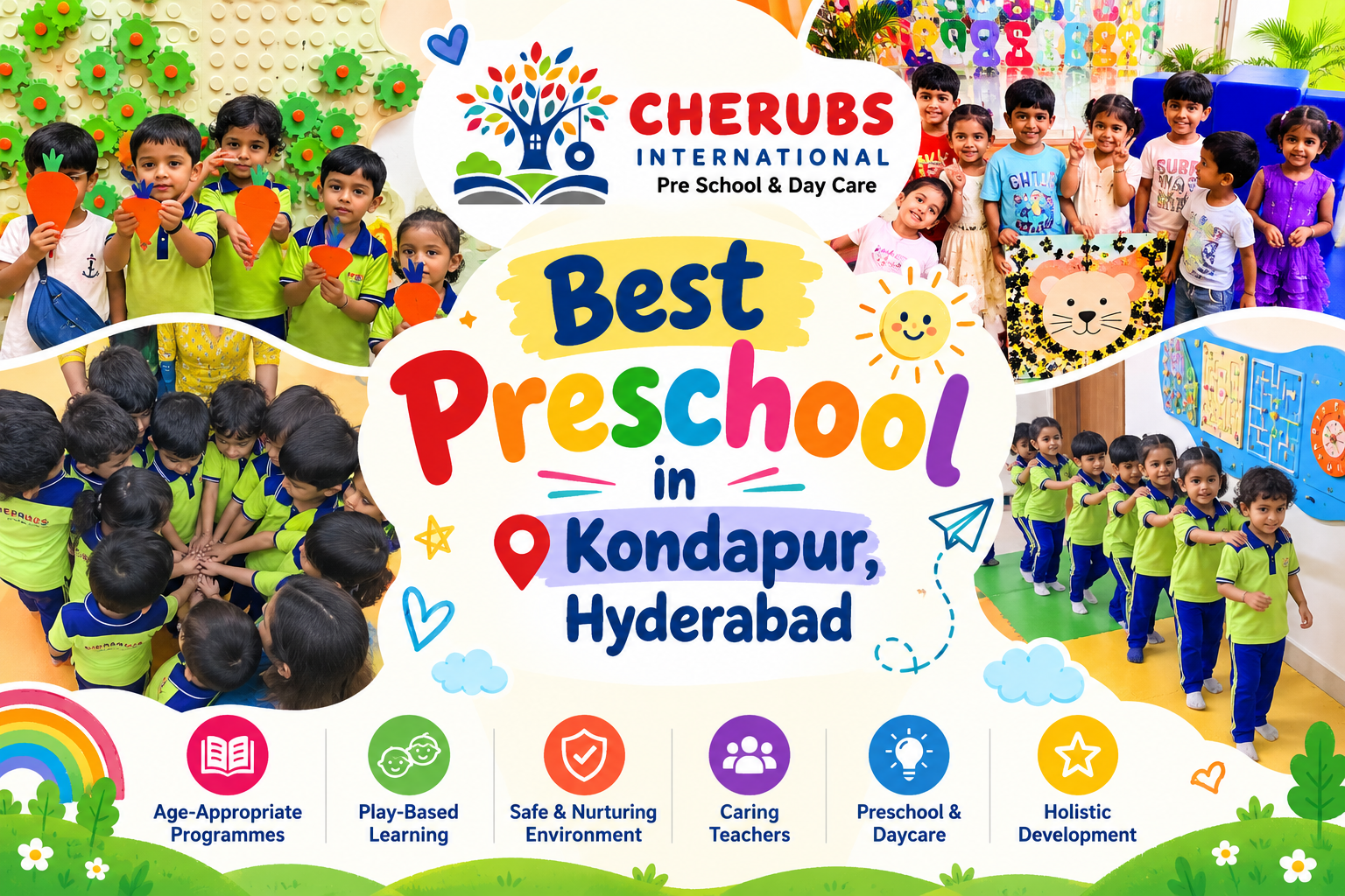 Best Preschool Near Me in Kondapur, Hyderabad | Cherubs International Preschool & Daycare